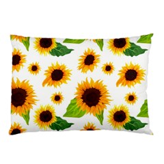 Sunflower Flower Seamless Pillow Case (two Sides) by Amaryn4rt