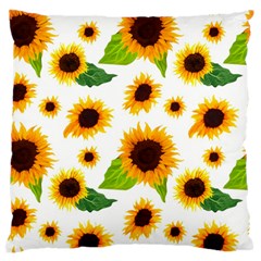 Sunflower Flower Seamless Standard Premium Plush Fleece Cushion Case (one Side) by Amaryn4rt