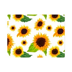 Sunflower Flower Seamless Premium Plush Fleece Blanket (mini) by Amaryn4rt