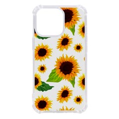 Sunflower Flower Seamless Iphone 13 Pro Tpu Uv Print Case by Amaryn4rt