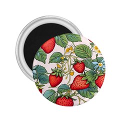 Strawberry Fruit 2 25  Magnets by Amaryn4rt