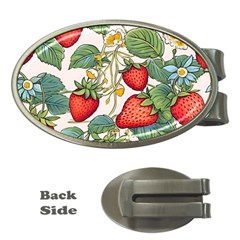 Strawberry Fruit Money Clips (oval)  by Amaryn4rt