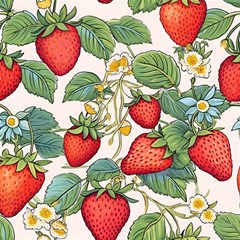 Strawberry Fruit Play Mat (rectangle) by Amaryn4rt