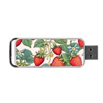 Strawberry Fruit Portable USB Flash (One Side) Front