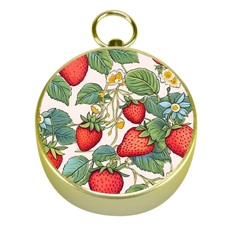 Strawberry Fruit Gold Compasses