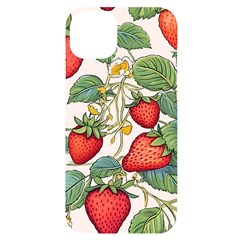 Strawberry Fruit Iphone 14 Plus Black Uv Print Case by Amaryn4rt