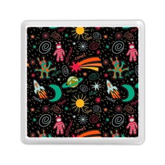 Seamless Pattern Space Memory Card Reader (square) by Amaryn4rt