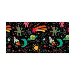 Seamless Pattern Space Yoga Headband by Amaryn4rt