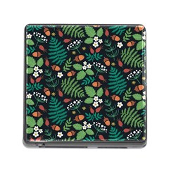 Pattern Forest Leaf Fruits Flowers Motif Memory Card Reader (square 5 Slot) by Amaryn4rt