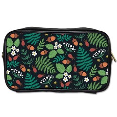 Pattern Forest Leaf Fruits Flowers Motif Toiletries Bag (one Side) by Amaryn4rt