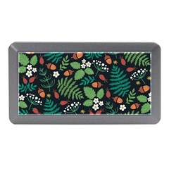 Pattern Forest Leaf Fruits Flowers Motif Memory Card Reader (mini) by Amaryn4rt