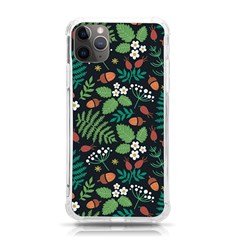 Pattern Forest Leaf Fruits Flowers Motif Iphone 11 Pro Max 6 5 Inch Tpu Uv Print Case by Amaryn4rt