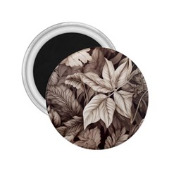 Plant Leaves Pattern 2 25  Magnets by Amaryn4rt