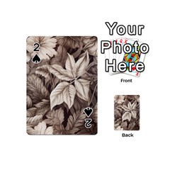 Plant Leaves Pattern Playing Cards 54 Designs (mini)