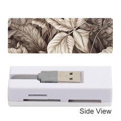 Plant Leaves Pattern Memory Card Reader (stick) by Amaryn4rt