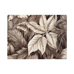 Plant Leaves Pattern Premium Plush Fleece Blanket (Mini) 35 x27  Blanket Front