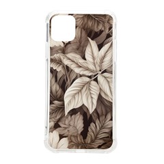 Plant Leaves Pattern Iphone 11 Pro Max 6 5 Inch Tpu Uv Print Case by Amaryn4rt