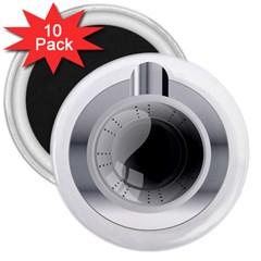 Washing Machines Home Electronic 3  Magnets (10 Pack)  by pakminggu