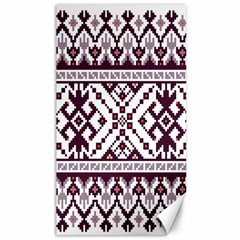 Illustration Ukrainian Folk Seamless Pattern Ornament Canvas 40  X 72  by pakminggu