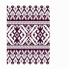 Illustration Ukrainian Folk Seamless Pattern Ornament Small Garden Flag (two Sides) by pakminggu