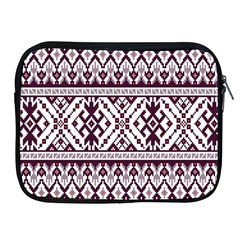 Illustration Ukrainian Folk Seamless Pattern Ornament Apple Ipad 2/3/4 Zipper Cases by pakminggu