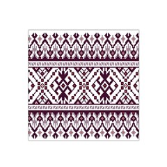 Illustration Ukrainian Folk Seamless Pattern Ornament Satin Bandana Scarf 22  X 22  by pakminggu