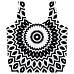 Circular Concentric Radial Symmetry Abstract Full Print Recycle Bag (XXL) Back