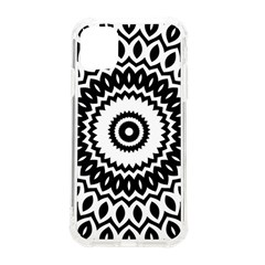 Circular Concentric Radial Symmetry Abstract Iphone 11 Tpu Uv Print Case by pakminggu