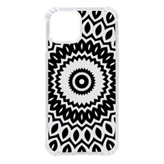 Circular Concentric Radial Symmetry Abstract Iphone 14 Tpu Uv Print Case