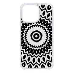 Circular Concentric Radial Symmetry Abstract Iphone 13 Pro Tpu Uv Print Case