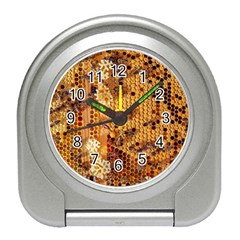 Bees Nature Animals Honeycomb Travel Alarm Clock by pakminggu