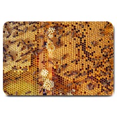 Bees Nature Animals Honeycomb Large Doormat by pakminggu