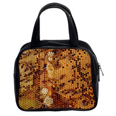 Bees Nature Animals Honeycomb Classic Handbag (two Sides) by pakminggu