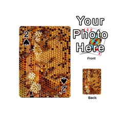 Bees Nature Animals Honeycomb Playing Cards 54 Designs (mini)