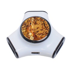 Bees Nature Animals Honeycomb 3-port Usb Hub by pakminggu