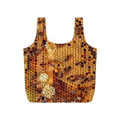 Bees Nature Animals Honeycomb Full Print Recycle Bag (s) by pakminggu