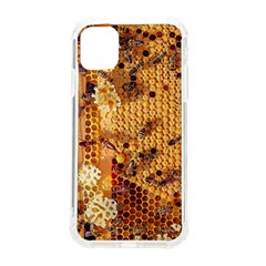 Bees Nature Animals Honeycomb Iphone 11 Tpu Uv Print Case by pakminggu