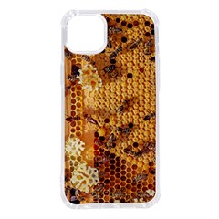 Bees Nature Animals Honeycomb Iphone 14 Plus Tpu Uv Print Case by pakminggu