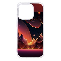 Fire Flame Burn Hot Heat Light Burning Orange Iphone 14 Pro Tpu Uv Print Case by pakminggu