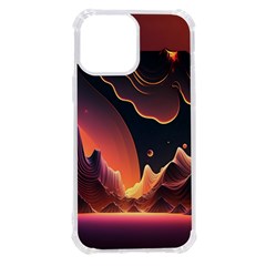 Fire Flame Burn Hot Heat Light Burning Orange Iphone 13 Pro Max Tpu Uv Print Case by pakminggu