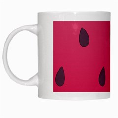 Watermelon Fruit Summer Red Fresh Food Healthy White Mug by pakminggu