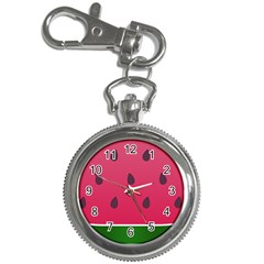 Watermelon Fruit Summer Red Fresh Food Healthy Key Chain Watches by pakminggu