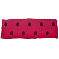 Watermelon Fruit Summer Red Fresh Food Healthy Body Pillow Case (dakimakura) by pakminggu