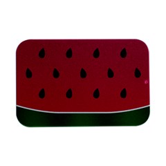 Watermelon Fruit Summer Red Fresh Food Healthy Open Lid Metal Box (silver)   by pakminggu