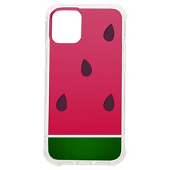 Watermelon Fruit Summer Red Fresh Food Healthy Iphone 12 Mini Tpu Uv Print Case	