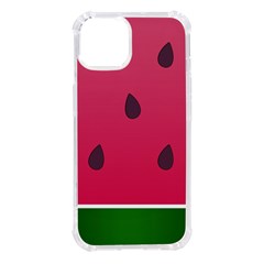 Watermelon Fruit Summer Red Fresh Food Healthy Iphone 14 Tpu Uv Print Case by pakminggu