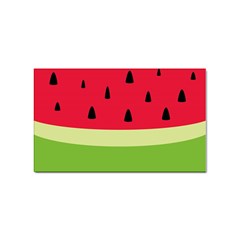 Watermelon Fruit Food Healthy Vitamins Nutrition Sticker Rectangular (10 Pack) by pakminggu