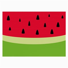 Watermelon Fruit Food Healthy Vitamins Nutrition Large Glasses Cloth (2 Sides) by pakminggu