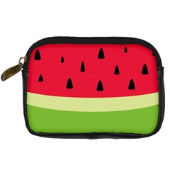 Watermelon Fruit Food Healthy Vitamins Nutrition Digital Camera Leather Case by pakminggu