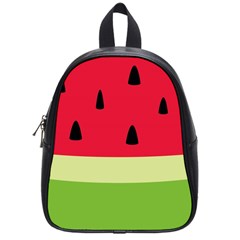 Watermelon Fruit Food Healthy Vitamins Nutrition School Bag (small) by pakminggu